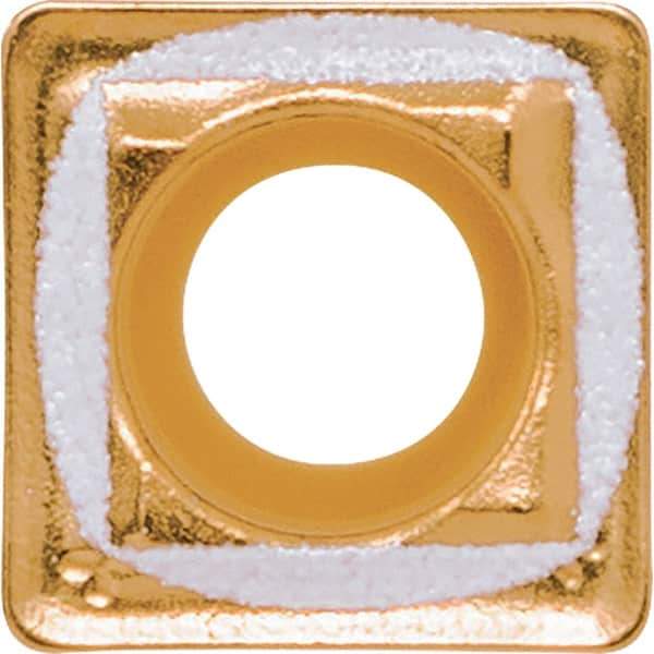Kyocera - SCMT060205 XM-E Grade CA520D Carbide Indexable Drill Insert - TiCN/Al2O3/TiN Finish, Square, 6.4mm Inscribed Circle - Eagle Tool & Supply