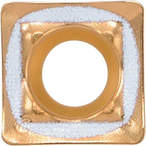 Kyocera - SCMT050205 GM-E Grade CA415D Carbide Indexable Drill Insert - TiCN/Al2O3/TiN Finish, Square, 5.25mm Inscribed Circle - Eagle Tool & Supply
