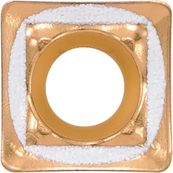 Kyocera - SCMT070305 SM-E Grade CA520D Carbide Indexable Drill Insert - TiCN/Al2O3/TiN Finish, Square, 7.65mm Inscribed Circle - Eagle Tool & Supply