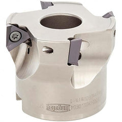 Tungaloy - 4" Cut Diam, 1-1/2" Arbor Hole Diam, Indexable Square-Shoulder Face Mill - Eagle Tool & Supply