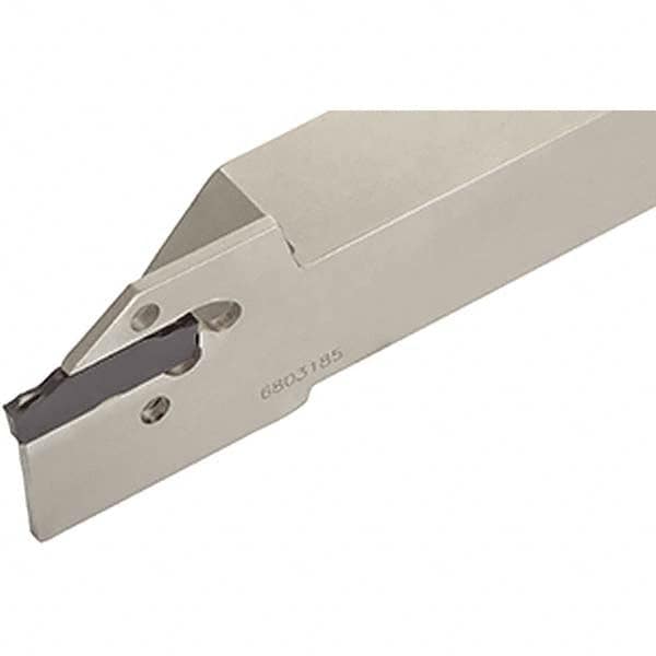 Tungaloy - 11.8mm Max Depth, 2mm Min Width, External Right Hand Indexable Grooving/Cutoff Toolholder - Eagle Tool & Supply