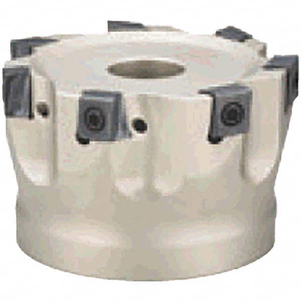 Tungaloy - 100mm Cut Diam, 1-1/4" Arbor Hole Diam, Indexable Square-Shoulder Face Mill - Eagle Tool & Supply