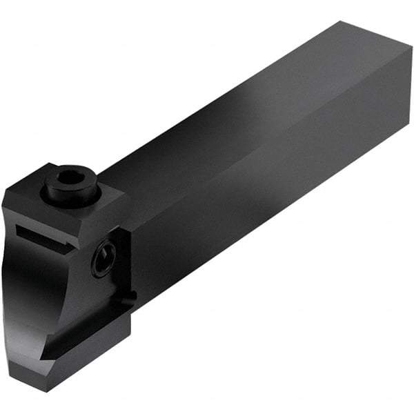 Seco - Tool Block Style 150.10-JETI, 15.49mm Blade Height, 81mm OAL, 16mm OAH, Indexable Cutoff Blade Tool Block - 16mm Shank Width, Through Coolant - Eagle Tool & Supply