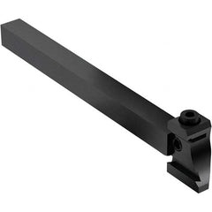 Seco - Tool Block Style 150.10-JETI, 15.49mm Blade Height, 136mm OAL, 12mm OAH, Indexable Cutoff Blade Tool Block - 12mm Shank Width, Through Coolant - Eagle Tool & Supply