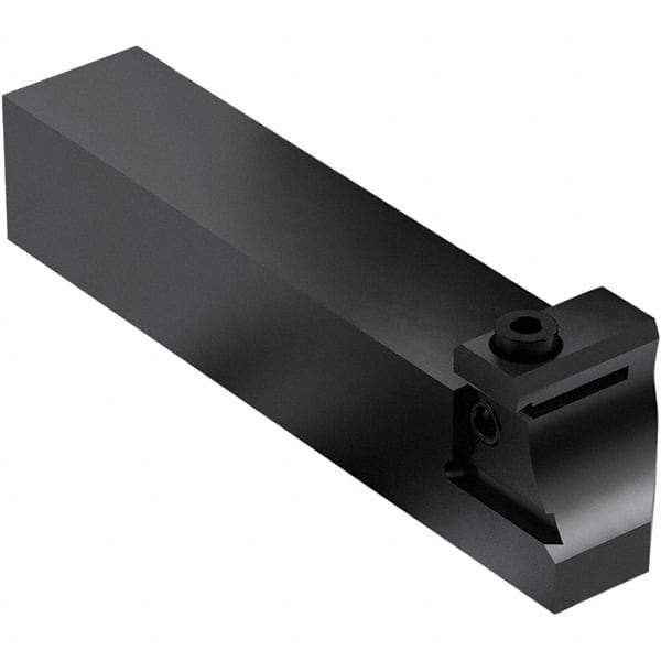 Seco - Tool Block Style 150.10-JETI, 15.49mm Blade Height, 118.3mm OAL, 1" OAH, Indexable Cutoff Blade Tool Block - 1mm Shank Height, 1" Shank Width, Through Coolant - Eagle Tool & Supply