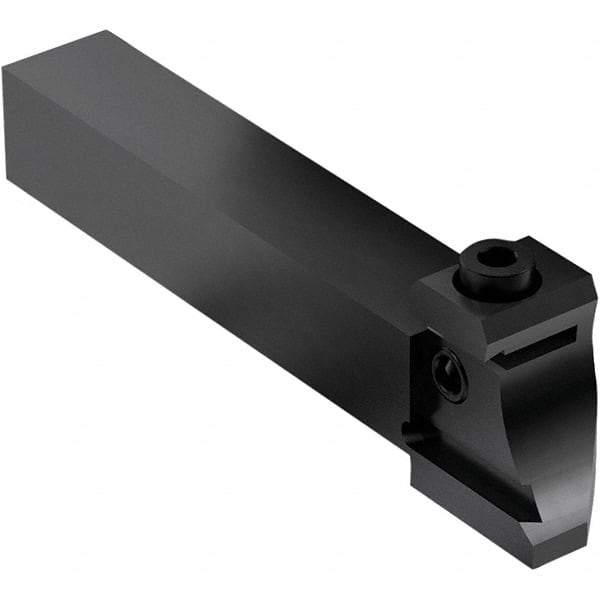 Seco - Tool Block Style 150.10-JETI, 15.49mm Blade Height, 81mm OAL, 16mm OAH, Indexable Cutoff Blade Tool Block - 16mm Shank Width, Through Coolant - Eagle Tool & Supply