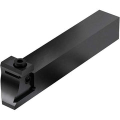 Seco - Tool Block Style 150.10-JETI, 15.49mm Blade Height, 80.3mm OAL, 3/4" OAH, Indexable Cutoff Blade Tool Block - 0.75mm Shank Height, 3/4" Shank Width, Through Coolant - Eagle Tool & Supply