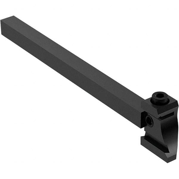 Seco - Tool Block Style 150.10-JETI, 15.49mm Blade Height, 136mm OAL, 10mm OAH, Indexable Cutoff Blade Tool Block - 10mm Shank Width, Through Coolant - Eagle Tool & Supply