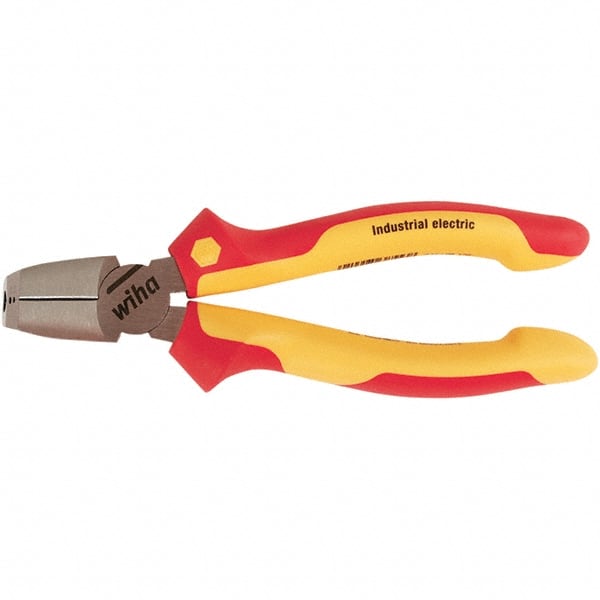 Wiha - 6.7" OAL, 6 AWG Capacity, Standard Wire Stripper & Cutter - Eagle Tool & Supply