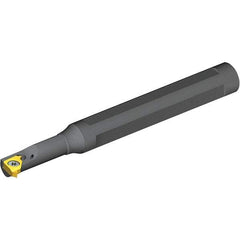 Vargus - Internal Thread, Right Hand Cut, 10mm Shank Width x 9.4mm Shank Height Indexable Threading Toolholder - 97mm OAL, 5LKIR Insert Compatibility, BNVRC Toolholder, Series Mini L - Eagle Tool & Supply