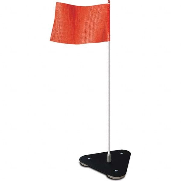 Checkers - Marking Flags Type: Warning Whip Flag Message or Pattern: Solid Color - Eagle Tool & Supply