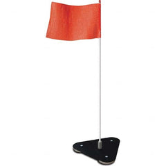 Checkers - Marking Flags Type: Warning Whip Flag Message or Pattern: Solid Color - Eagle Tool & Supply