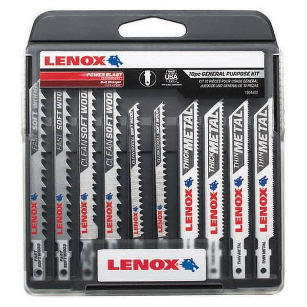 Lenox - Jig Saw Blade Sets Blade Material: Bi-Metal Minimum Blade Length (Inch): 3-5/8 - Eagle Tool & Supply