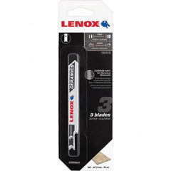 Lenox - Jig Saw Blades Blade Material: Bi-Metal Blade Length (Inch): 3-1/2 - Eagle Tool & Supply