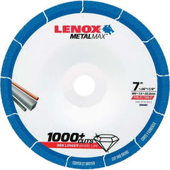 Lenox - Depressed-Center Wheels Wheel Diameter (Inch): 6 Wheel Thickness (Decimal Inch): 0.0500 - Eagle Tool & Supply