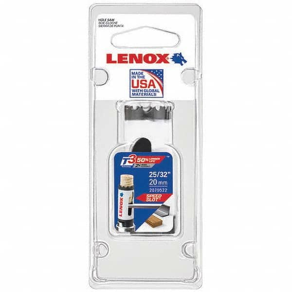 Lenox - Hole Saws Saw Diameter (mm): 1.50 Saw Diameter (Inch): 13/16 - Eagle Tool & Supply