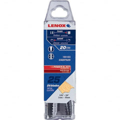 Lenox - Jig Saw Blades Blade Material: Bi-Metal Blade Length (Inch): 3-1/2 - Eagle Tool & Supply