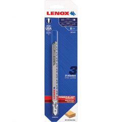 Lenox - Jig Saw Blades Blade Material: Bi-Metal Blade Length (Inch): 4-5/8 - Eagle Tool & Supply