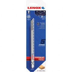 Lenox - Jig Saw Blades Blade Material: Bi-Metal Blade Length (Inch): 6 - Eagle Tool & Supply