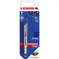 Lenox - Jig Saw Blades Blade Material: Bi-Metal Blade Length (Inch): 4 - Eagle Tool & Supply