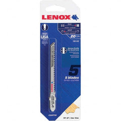 Lenox - Jig Saw Blades Blade Material: Bi-Metal Blade Length (Inch): 3-1/2 - Eagle Tool & Supply