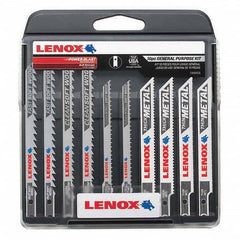 Lenox - Jig Saw Blade Sets Blade Material: Bi-Metal Minimum Blade Length (Inch): 3-5/8 - Eagle Tool & Supply