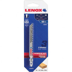 Lenox - Jig Saw Blades Blade Material: Bi-Metal Blade Length (Inch): 4 - Eagle Tool & Supply