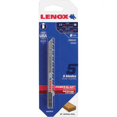 Lenox - Jig Saw Blades Blade Material: Bi-Metal Blade Length (Inch): 4 - Eagle Tool & Supply