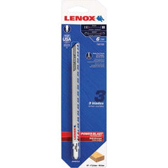 Lenox - Jig Saw Blades Blade Material: Bi-Metal Blade Length (Inch): 6 - Eagle Tool & Supply