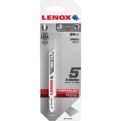 Lenox - Jig Saw Blades Blade Material: Bi-Metal Blade Length (Inch): 3-5/8 - Eagle Tool & Supply