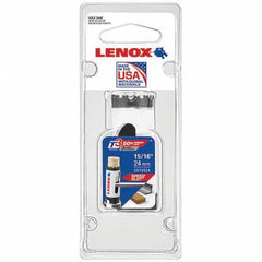 Lenox - Hole Saws Saw Diameter (mm): 1.50 Saw Diameter (Inch): 1-1/16 - Eagle Tool & Supply