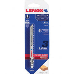 Lenox - Jig Saw Blades Blade Material: Bi-Metal Blade Length (Inch): 4 - Eagle Tool & Supply