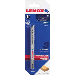 Lenox - Jig Saw Blades Blade Material: Bi-Metal Blade Length (Inch): 4 - Eagle Tool & Supply