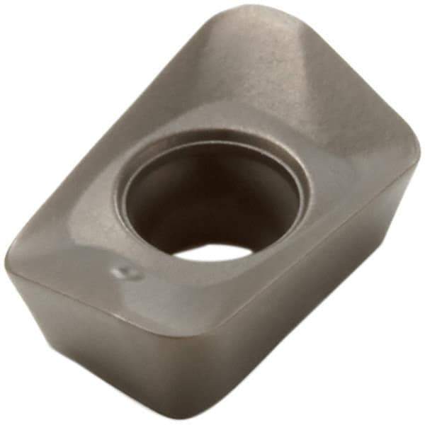 Seco - XOMX060216 M05 Grade MM4500 Carbide Milling Insert - TiCN/Al2O3 Finish, 4.1mm Thick, 1.6mm Corner Radius - Eagle Tool & Supply