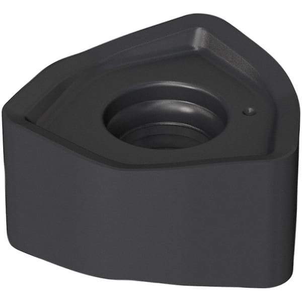 Seco - 218.21230TR M15 Grade T350M Carbide Milling Insert - TiCN/Al2O3 Finish, 5.95mm Thick, 1/2" Inscribed Circle, 1.6mm Corner Radius - Eagle Tool & Supply