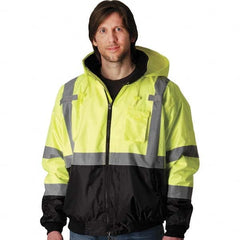 PIP - Size S Yellow High Visibility Jacket - Eagle Tool & Supply
