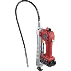 Alemite - 10,000 Max psi, Flexible Battery-Operated Grease Gun - 16 oz Capacity, 1/8 Thread Outlet, 3-Way, Bulk, Cartridge & Filler Pump, Includes (1) Lithium Ion Battery, Battery Charger, Grease Gun & 36" Whip Hose - Eagle Tool & Supply