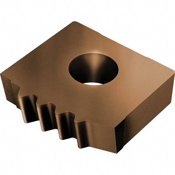 Vargus - 1616ER1616 Grade VRXP, External APIRD Threading Insert - 10 TPI Ext Pitch, Right Hand Insert, AlTiN Finish, Carbide - Eagle Tool & Supply