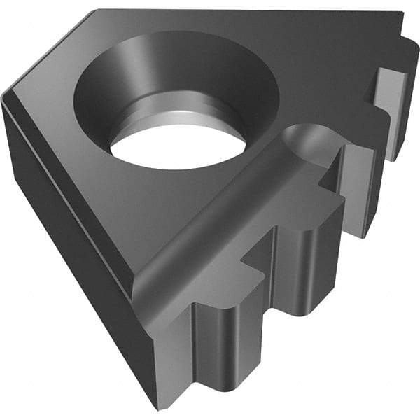 Vargus - 14DIR14d Grade VTX, Internal BUT Threading Insert - 5 TPI Int Pitch, Right Hand Insert, TiAIN Finish, Carbide - Eagle Tool & Supply
