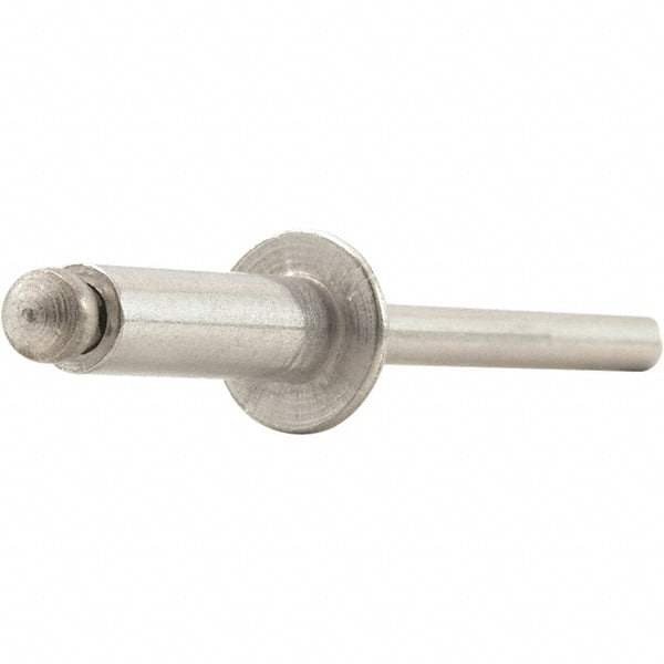 STANLEY Engineered Fastening - Size 4 Dome Head Aluminum Open End Blind Rivet - Eagle Tool & Supply