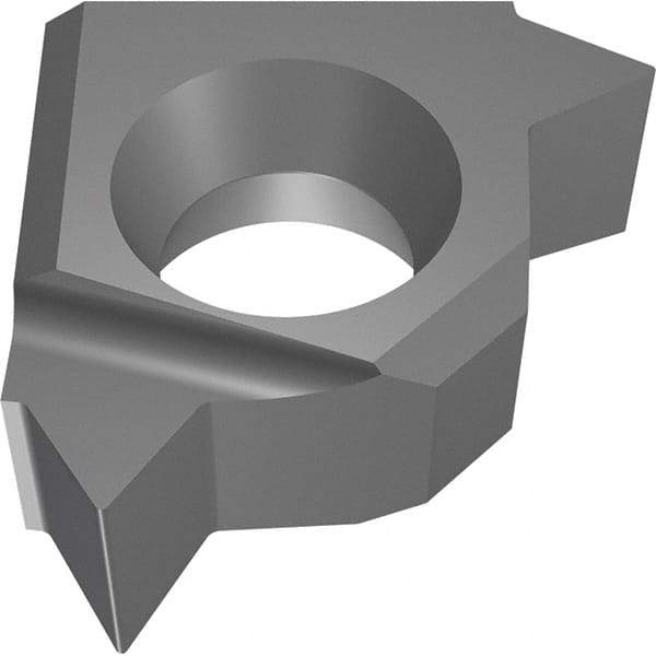 Vargus - 5LI Internal Left Hand 26-14 Partial Profile 55° Laydown Threading Insert - Grade VBX, TiCN Coated Carbide, 5mm Inscribed Circle - Eagle Tool & Supply