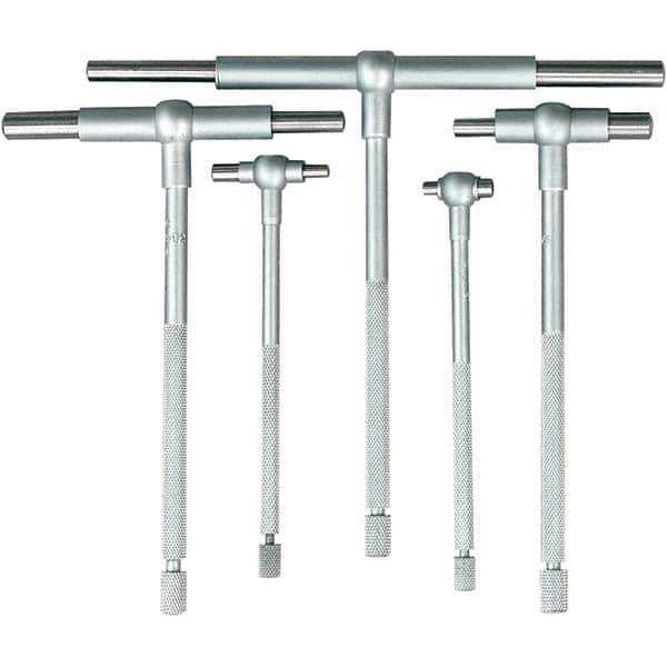 Mitutoyo - Telescoping Gage Sets Minimum Measurement (Decimal Inch): 0.5000 Maximum Measurement (Inch): 6 - Eagle Tool & Supply