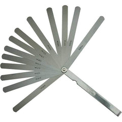 Mitutoyo - Feeler Gages   Thickness (mm): 0.5000    Leaf Length (mm): 150.00 - Eagle Tool & Supply