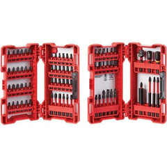 Milwaukee Tool - Power & Impact Screwdriver Bit Sets Point Type: Phillips, Slotted, Torx, Square Tool Type: Impact Driver - Eagle Tool & Supply