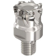 Seco - 30mm Cut Diam, 0.8mm Max Depth, M20 Modular Connection Indexable High-Feed End Mill - Screw Holding Method, LP..06 Insert, R217.21 Toolholder, Through Coolant - Eagle Tool & Supply