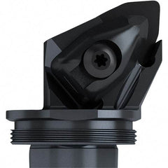 Seco - Left Hand Cut, Size GL40, WN..33. Insert Compatiblity, Internal Modular Turning & Profiling Cutting Unit Head - 27mm Ctr to Cutting Edge, 32mm Head Length, Through Coolant, Series SteadyLine - Eagle Tool & Supply