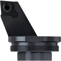 Seco - Right Hand Cut, Size GL40, CC..21.5. Insert Compatiblity, Internal Modular Turning & Profiling Cutting Unit Head - 27mm Ctr to Cutting Edge, 32mm Head Length, Through Coolant, Series SteadyLine - Eagle Tool & Supply