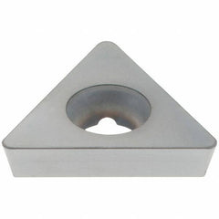Dorian Tool - TDEX1603 Carbide Milling Insert - AlCrN Finish, 1/8" Thick, 3/8" Inscribed Circle, 0.03" Corner Radius - Eagle Tool & Supply