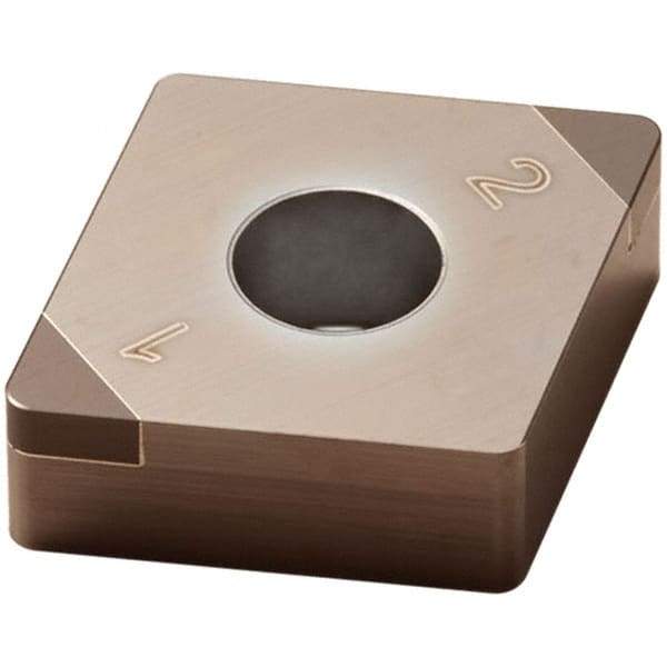 Seco - CNGA431S Grade CH0550 PCBN Turning Insert - TiAlN/TiAlCrN Finish, 80° Diamond, 1/2" Inscr Circle, 0.0157" Corner Radius - Eagle Tool & Supply