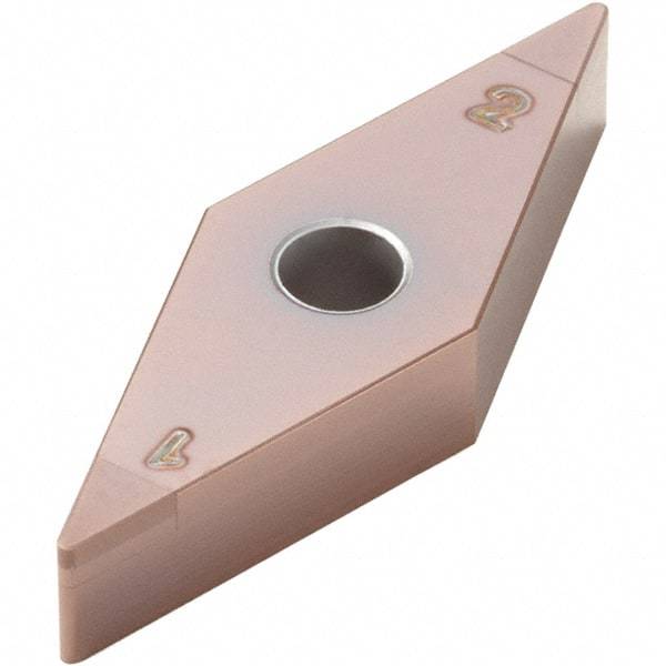 Seco - VNGA330.5S Grade CH2540 PCBN Turning Insert - TiSiN Finish, 35° Diamond, 3/8" Inscr Circle, 0.07874" Corner Radius - Eagle Tool & Supply